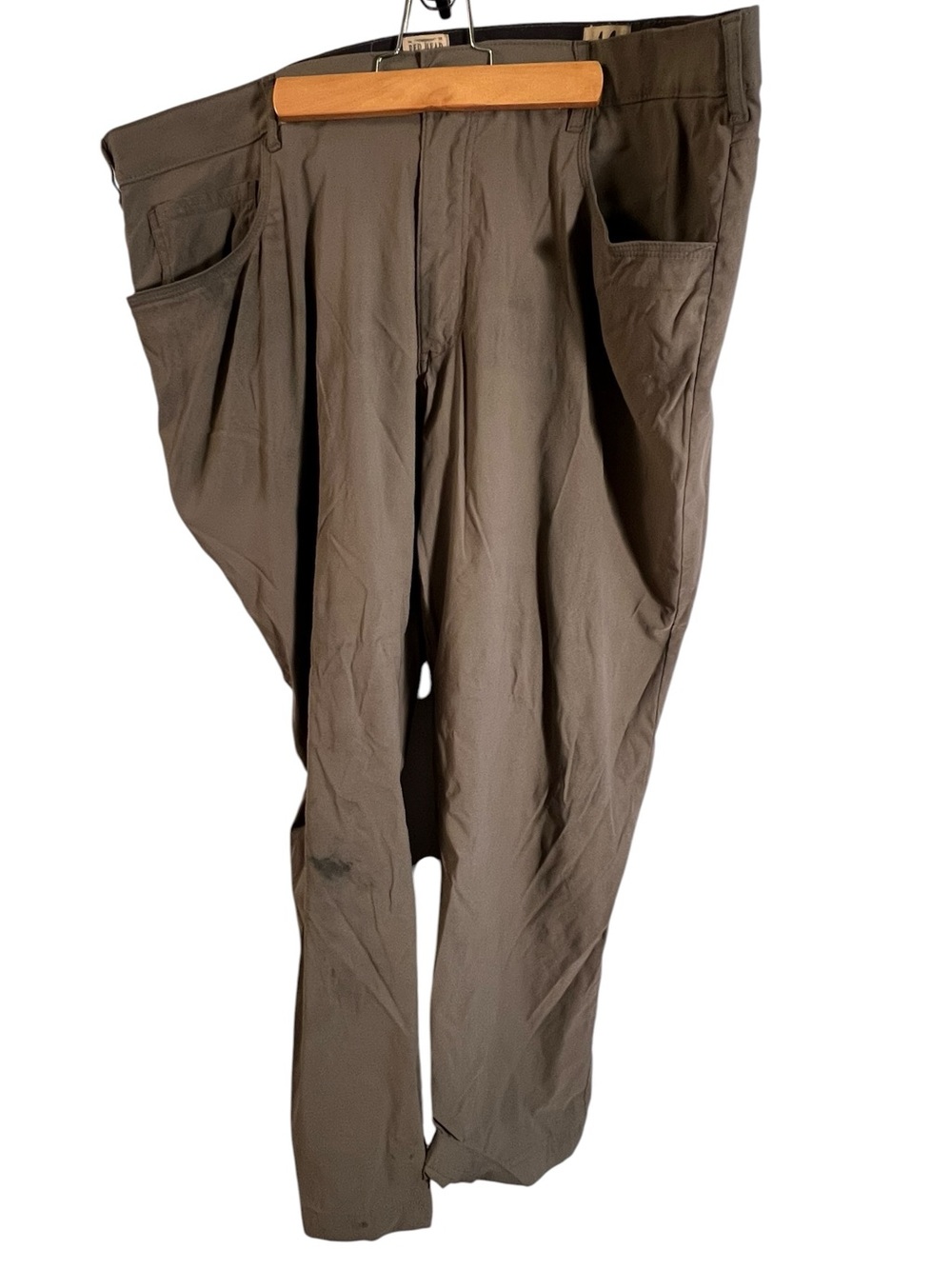 Redhead Men’s Size 44x30 Straight Leg Pant Green Gray Stretch Nylon Outdoor Work